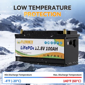 Fllyrowth 12V 100AH LifePO4リチウムバッテリーパック100A BMS用ボートモーターインバーター太陽光リチウム鉄リン酸バッテリー 8ベストセールス12V 100AH LifePO4 -№7