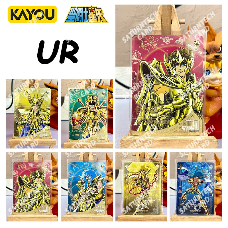 KAYOU Saint Seiya Vol.4 Saint Seiya Card UR Limited Athena Hilda Pandore Hades Rare Anime Collcetion Card Kids Gift