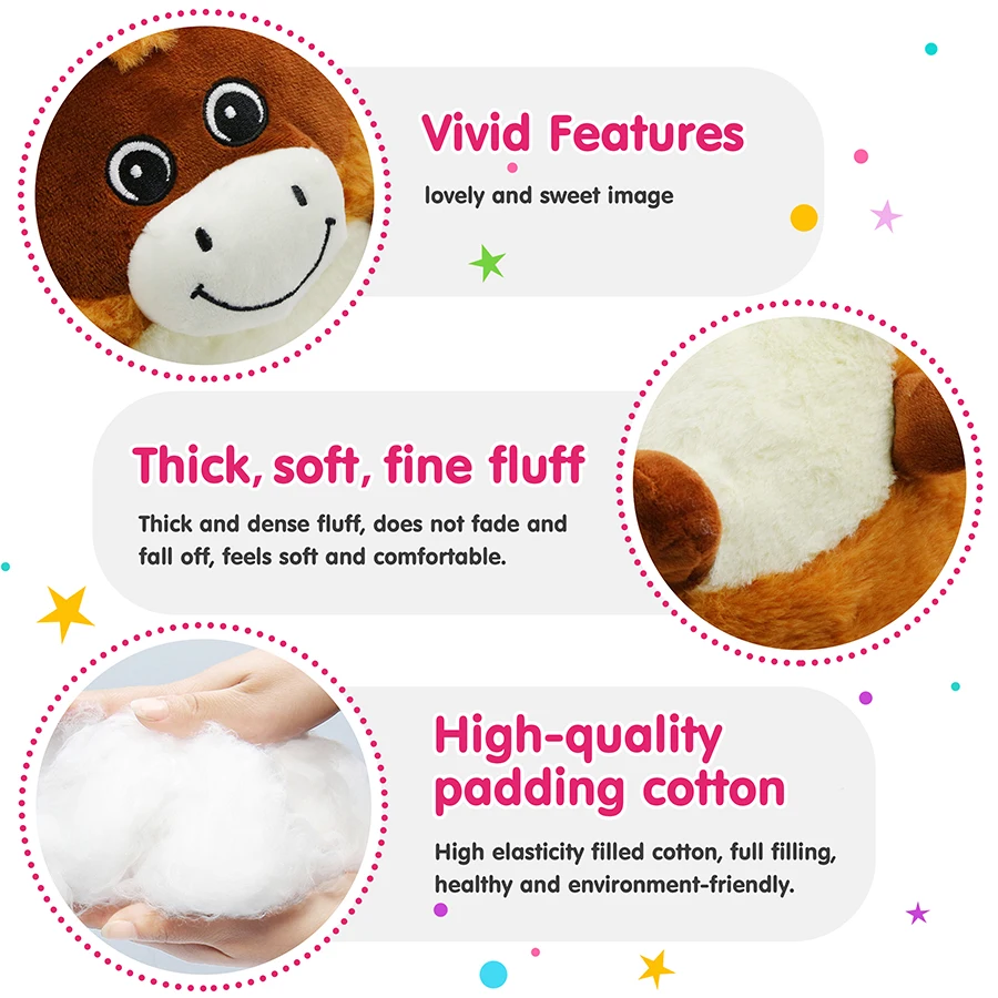 9 Inch LED Light Music Monkey Plush Toys Throw Pillow Cotton Soft Cushion with Glowing Lights Gifts for Girls Round Animal Doll