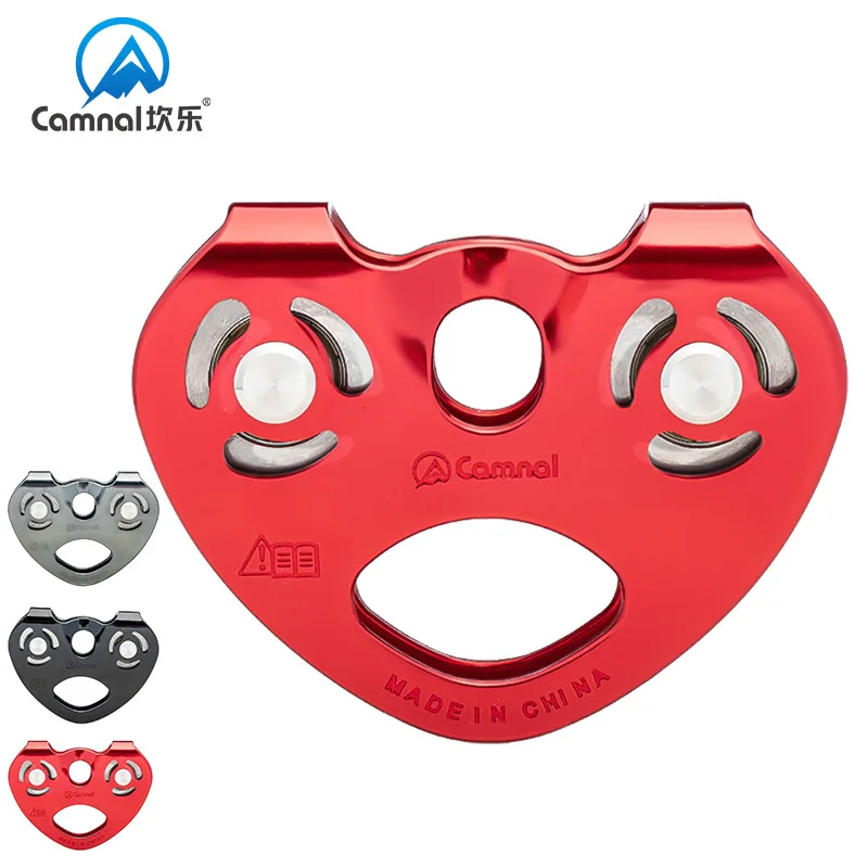 Outdoor Climbing Crossing Wire Rope, Aerial Operation Hoisting, Double Shaft, Double Pulley Block,P69