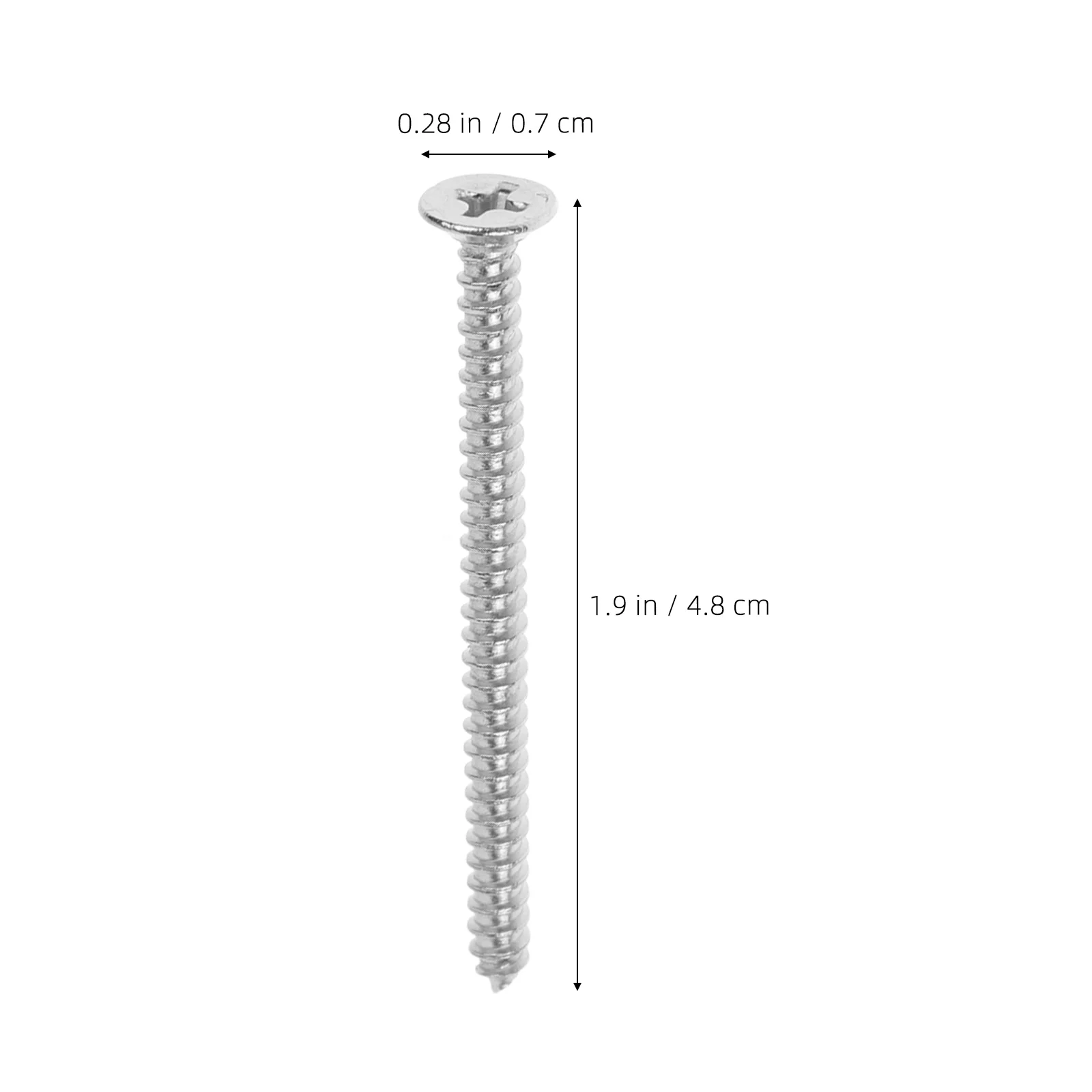 

50Pcs Self-Tapping Screws Stainless Steel Door and Window Fixing Kit Durable Wear-Resistant Practical Design Self-Tapping Screw