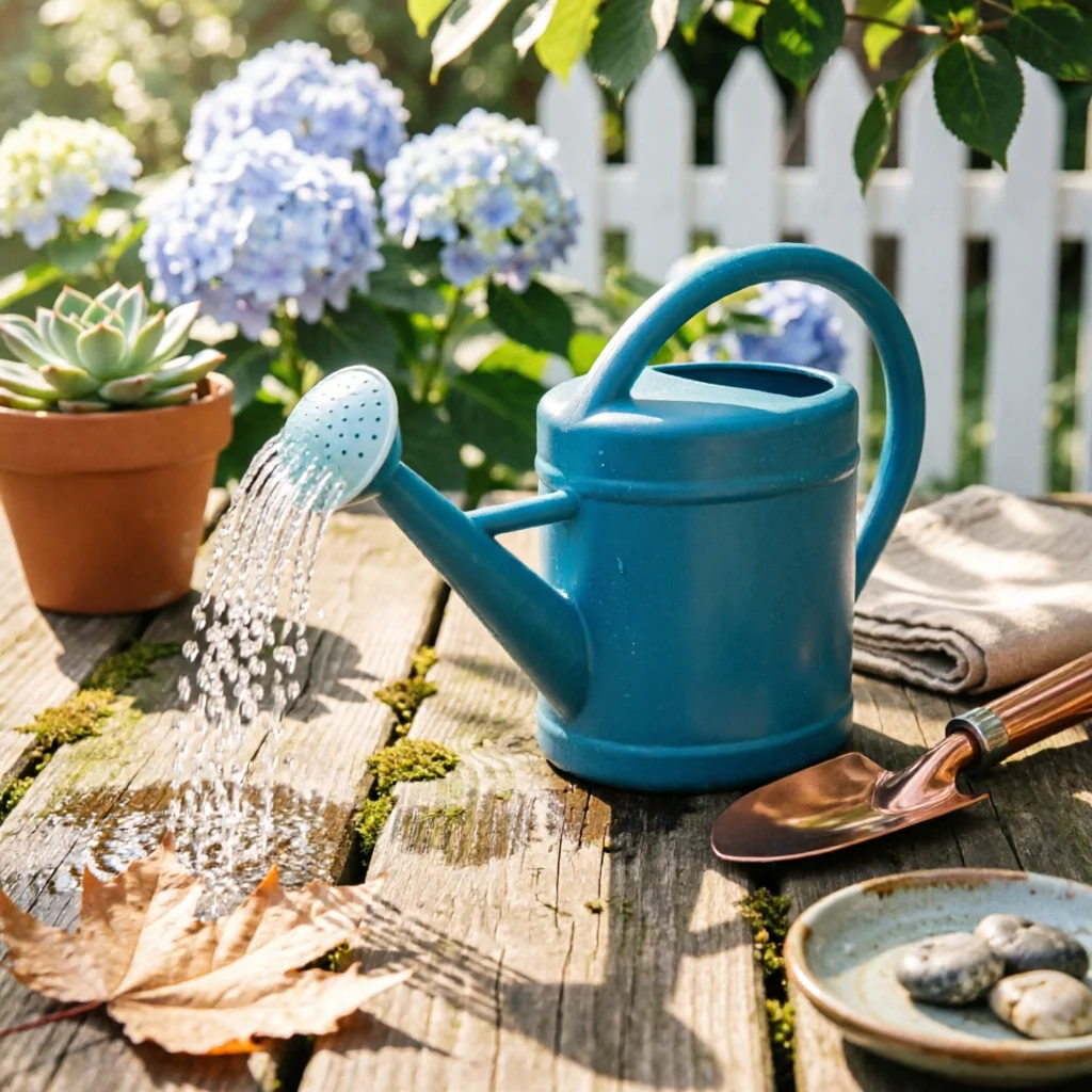 Long-Spout Watering Can Detachable Nozzle Long Spout Watering Can Plant Waterer 2 L Garden Tool Tall Design for Indoor Gardening