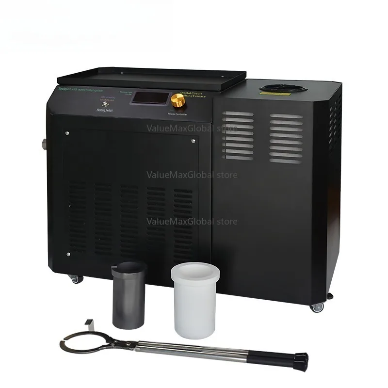 Degree Induction Furnace Automatic Water Chiller High-Temperature Vacuum Gold Smelter Core Motor Industrial Furnace