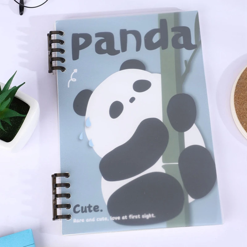 60 Sheets/ Book Outer Ring Panda Loose-leaf Kawaii A5 Notebook Creative DIY Journal Decor Stationery