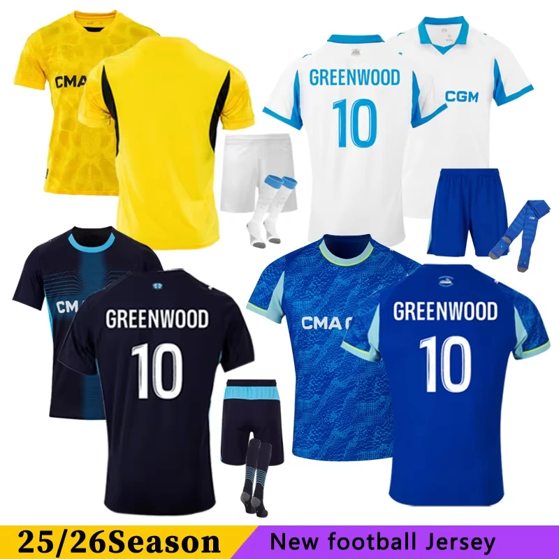 

New 25-26 season football team jerseys for fans, family sets, children's sets, sports shirts, customizations