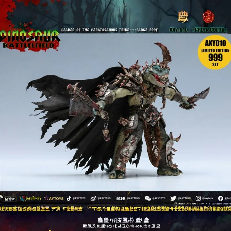 [In Stock] Axytoys Dinosaur Battlefield: Triceratops Deluxe Limited Edition Original Action Figure Model