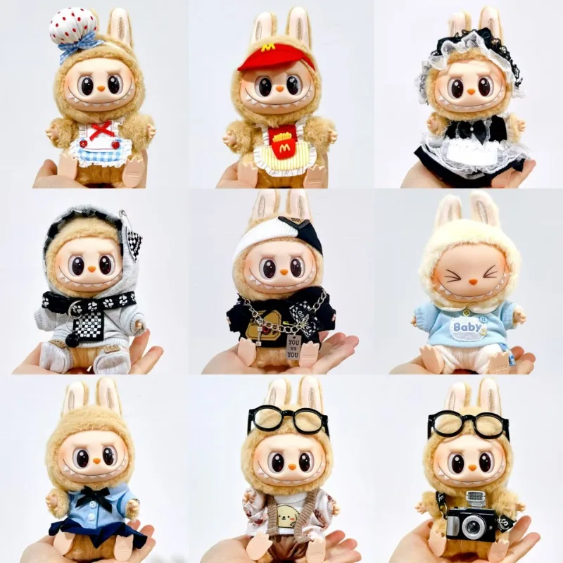 

Cute clothes Made for 17CM LABUBU dolls Doll Clothes Sitting Party LABUBU doll DIY Clothing Party Gifts