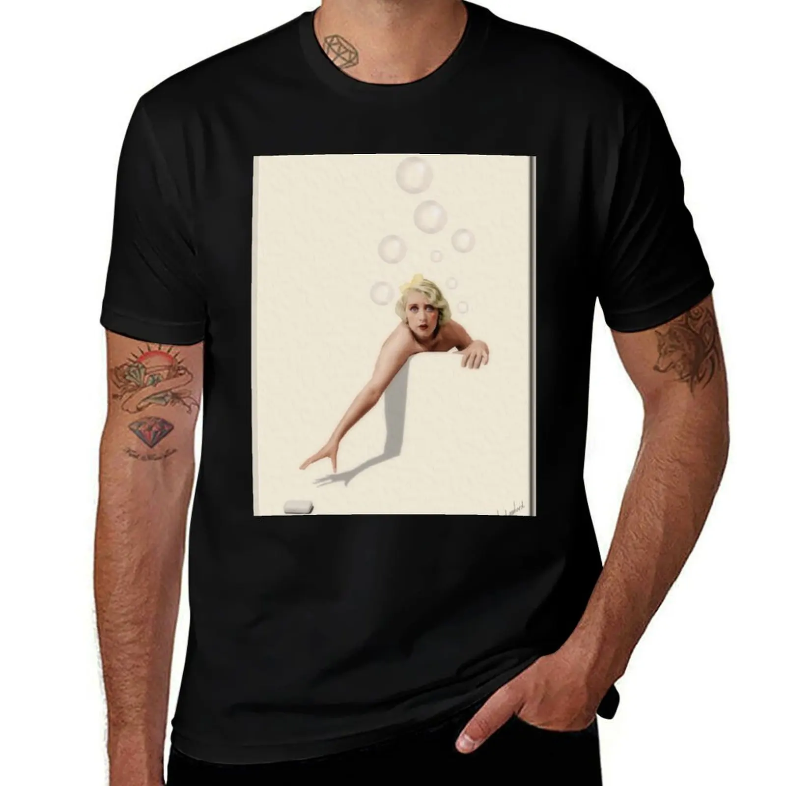 Slippery When Wet T-Shirt Basic Daily Outfit Short Sleeve Tee T-Shirt