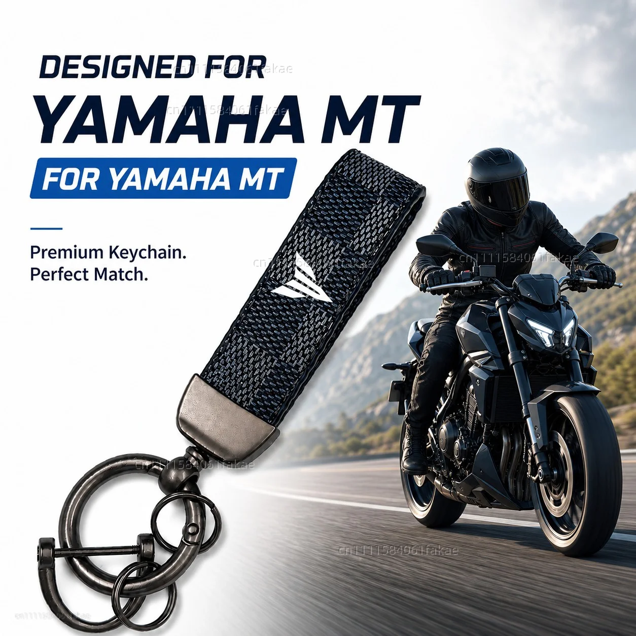 For Yamaha MT10 MT09 MT07 MT03 MT125 MT 10 MT 09 MT 07 MT 03 MT 125 Motorcycle Keychain Custom Logo Gift for Rider Men Women