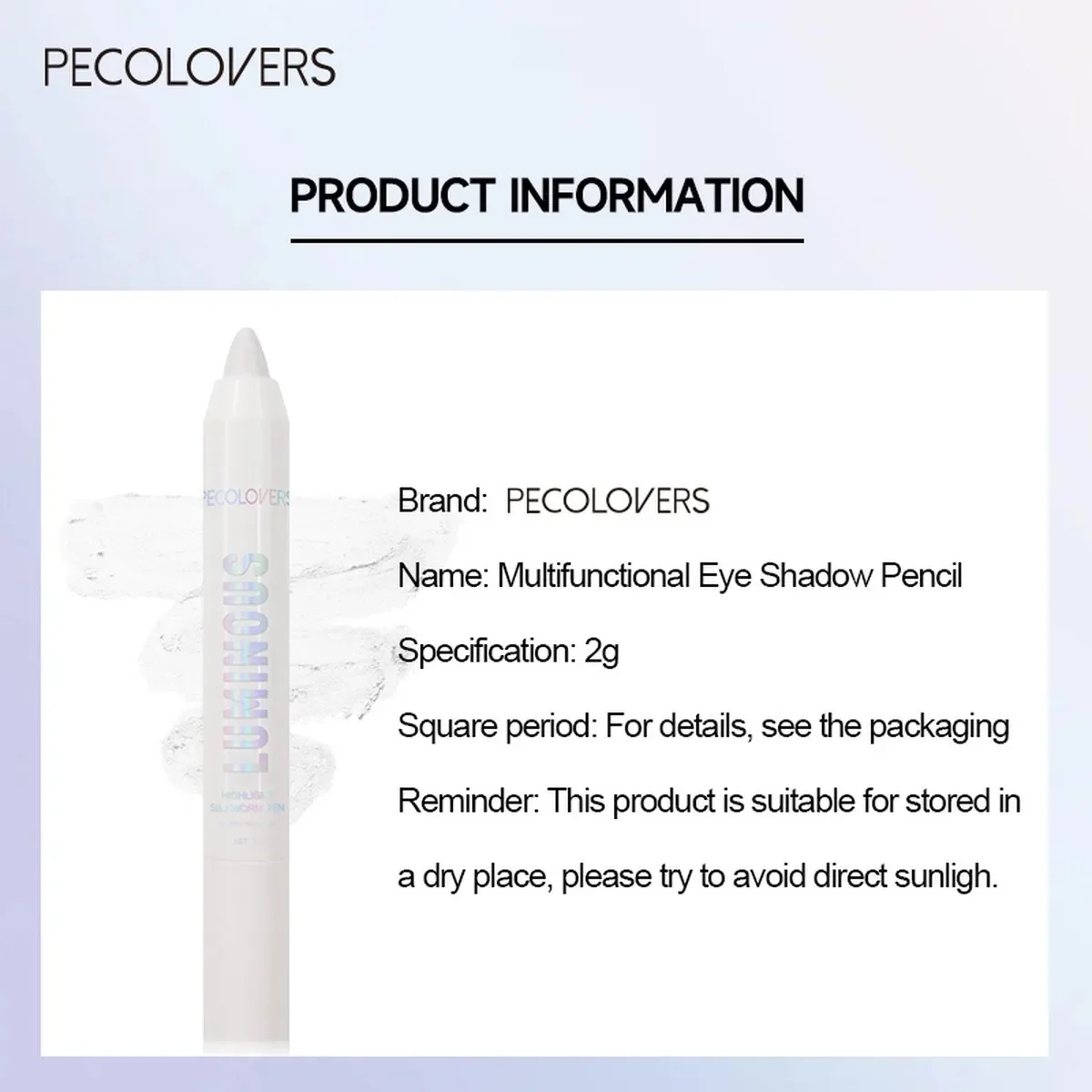 High-gloss Pen Lying Silkworm Highlighter Pen Eyes Corner Brightening Pearl Glitter Matte White Eyeshadow Stick Eye Makeup