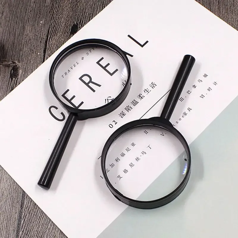 1PC Magnifier 60mm Handheld 5X Magnifier Magnifying Glass Len Loupe Magnifying Loupe Magnifiers For Reading Jewelry