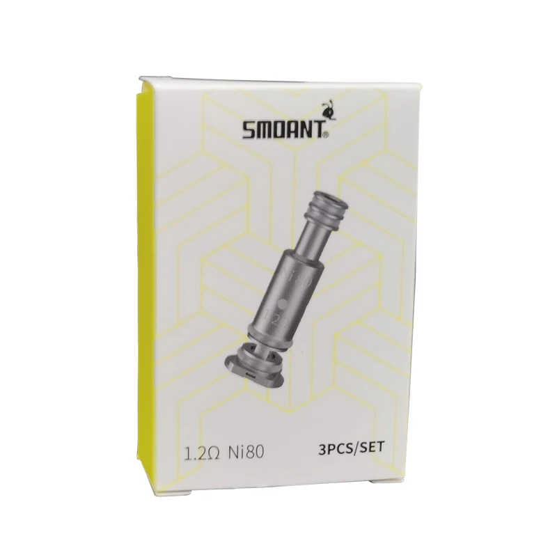 3-30 buah asli Smoant Charon Baby Pod Coil 0.6ohm Mesh 1.2ohm Ni-80 Core untuk Charon Baby Pod Veer Pod Battlestar baby Pod