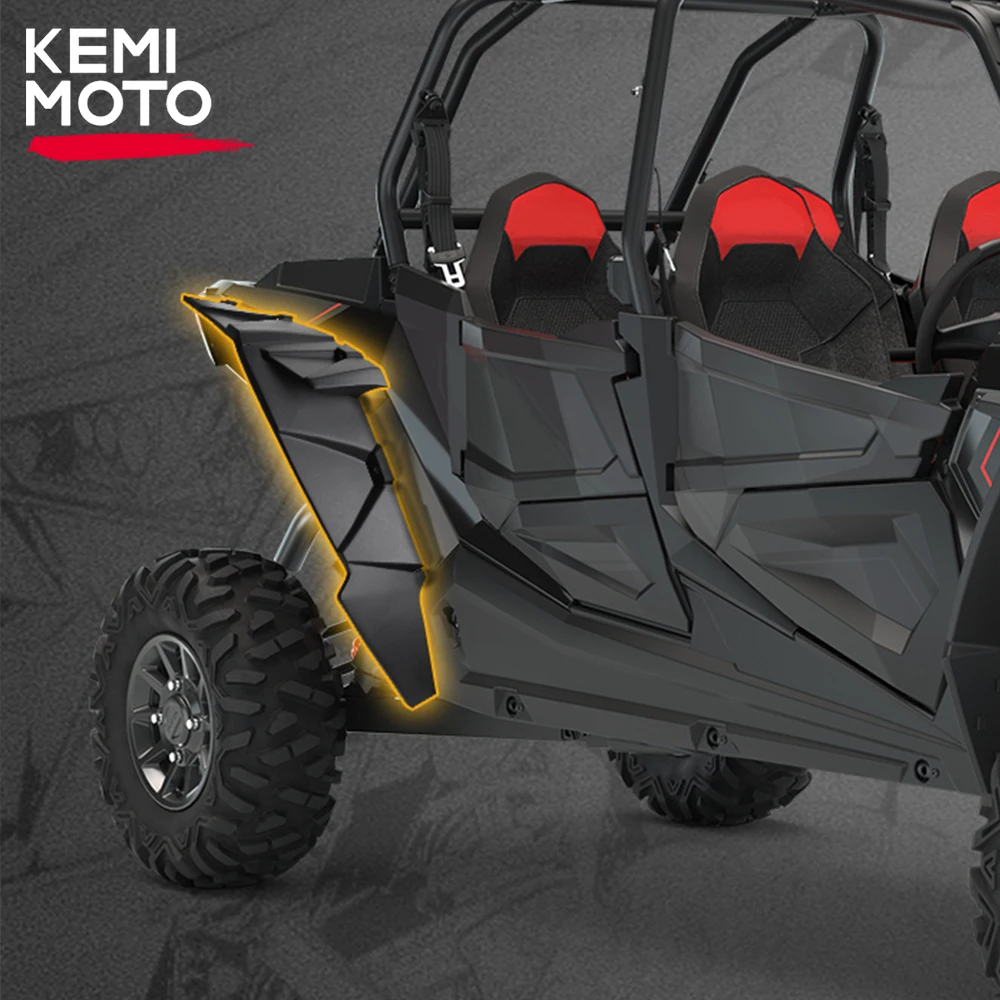 

RZR KEMIMOTO UTV Extended Rear Full Mud Guards Against Rear Extra Wider Compatible with Polaris RZR XP 1000/ XP 4 1000 2014-2023