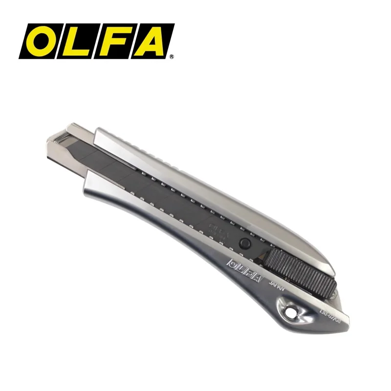 Japan OLFA LTD-08 18mm black blade LTD-AL-LFB automatic locking large art knife industrial knife, suitable for sharp cutting of carton, wallpaper