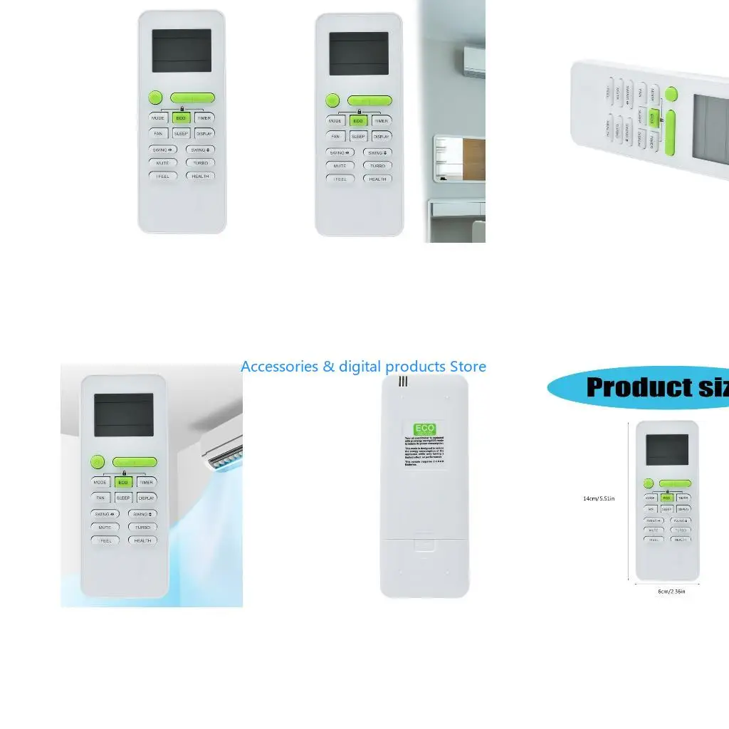 77JD Remote Controller Reasonable Button Layout for GYKQ-52 Air Conditioning