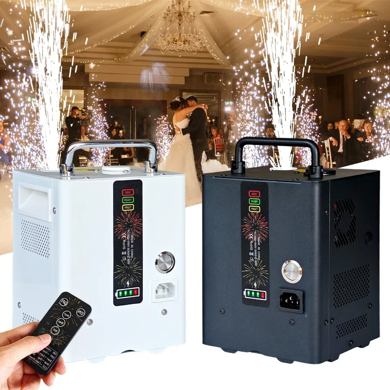 2026 400W 5200mAh  Cold Spark Spray 3 Meters Remote Control Wireless Sparkler Machine for Party Wedding Event
