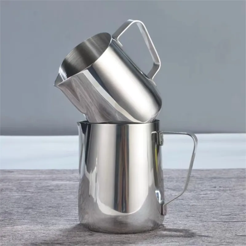 100-1000ML Coffee Milk Frothing Jug Latte Art Milk Frother Pitcher Stainless Steel Measurement Jug Milk Pot Coffee Accessories