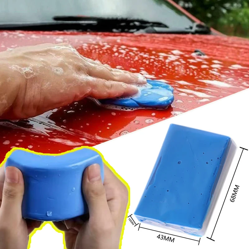 Car Cleaning Playdough Clay Cleaning Stick Clay Glass Stain Remover Dusting Iron Powder Removing Gum Car Cleaning Tools