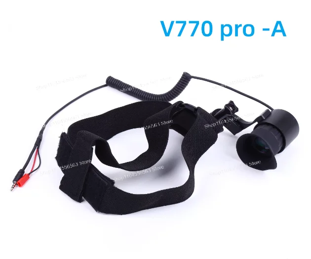 Portable Display Monitor V770 Pro with 16x Eyepiece, Adjustable Brightness & Contrast Large Screen for Inspection & Observation