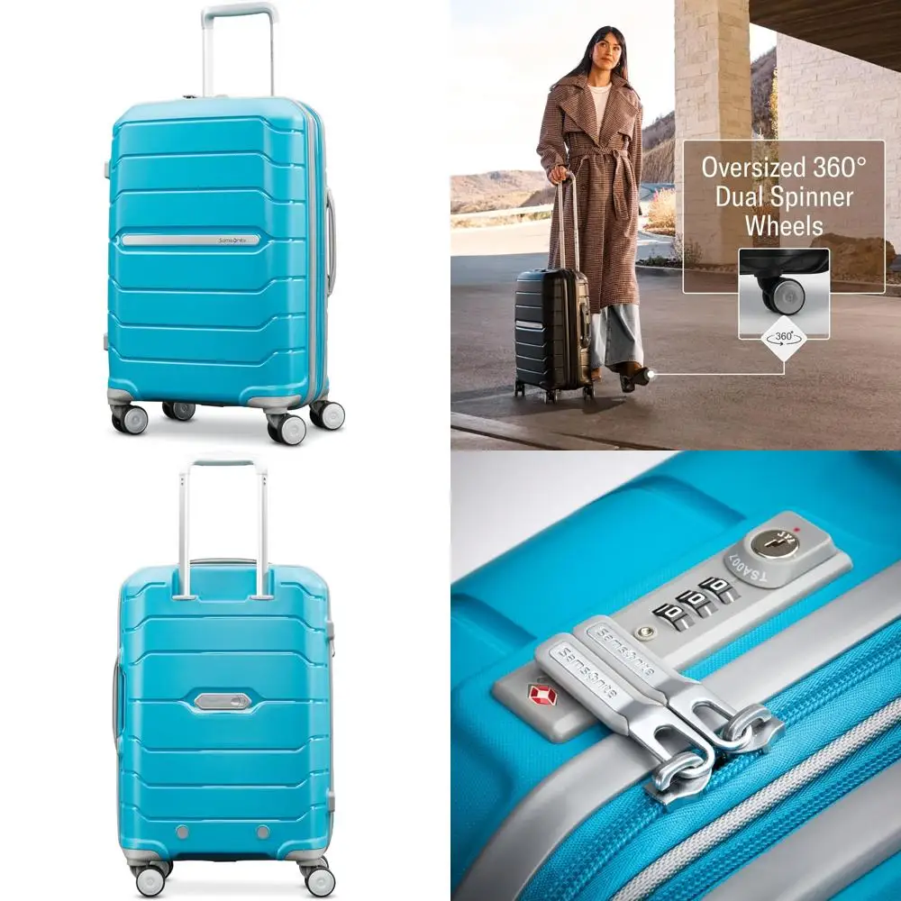 

Expandable Hardshell Spinner Luggage, TSA Approved, Airline Friendly, Carry-On Suitcase for Travel