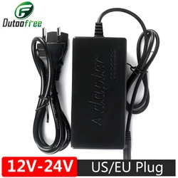 1 Set 12V-24V Power Supply 7-Speed Governor DIY Table Saw Adapter Motor Governor US/EU Plug