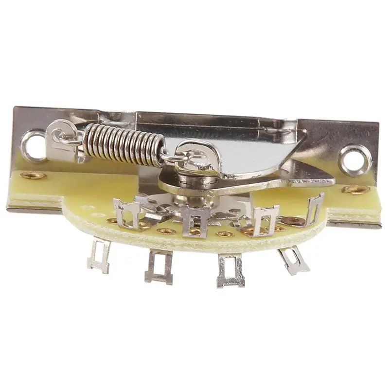 Y49A 5 Way Lever Switch for ST SQ Electric Guitar, Five-Speed Tone Selector Switch, Guitar Accessories Replacement Parts, White