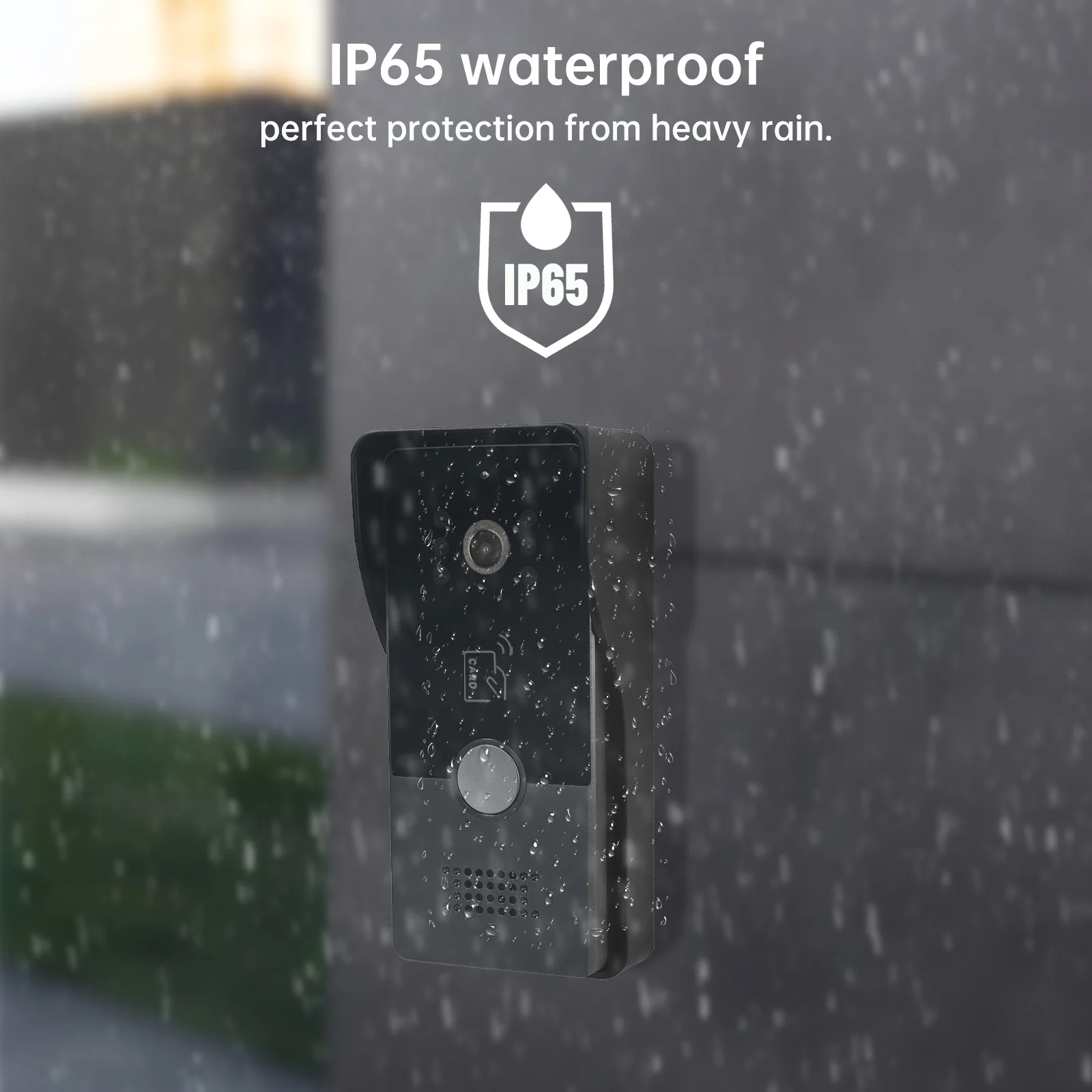 2 سلك فيديو إنترفون فيديوفون 7 "IPS شاشة تعمل باللمس للرؤية الليلية تتفاعل فتح سجل الحركة 1080P تويا التكامل الذكي D6