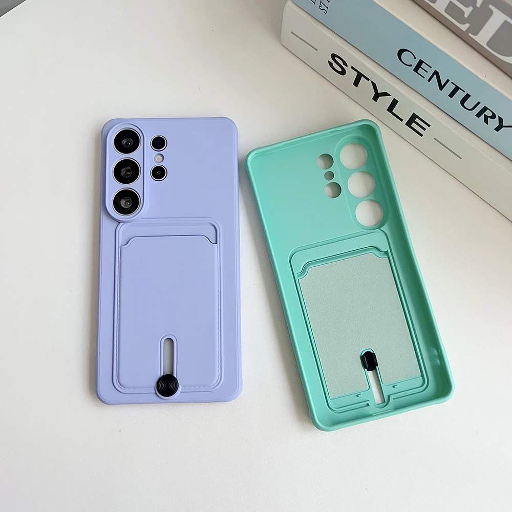 Kartenhalter Brieftasche Handyhülle für Xiaomi Mi 10T 11 11i Redmi Note 9 9T 10 10s 11 POCO F3 M3 X3 K40 Pro 4G Weiche TPU Hülle – Detail 1