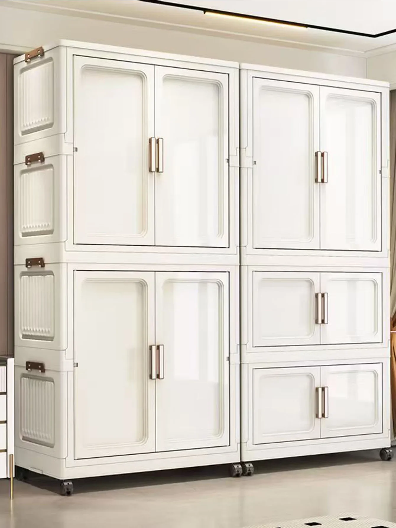 

Складной шкаф для хранения, пылезащитный шкаф, решение для организации дома с регулируемыми полками для спальни, гостиной