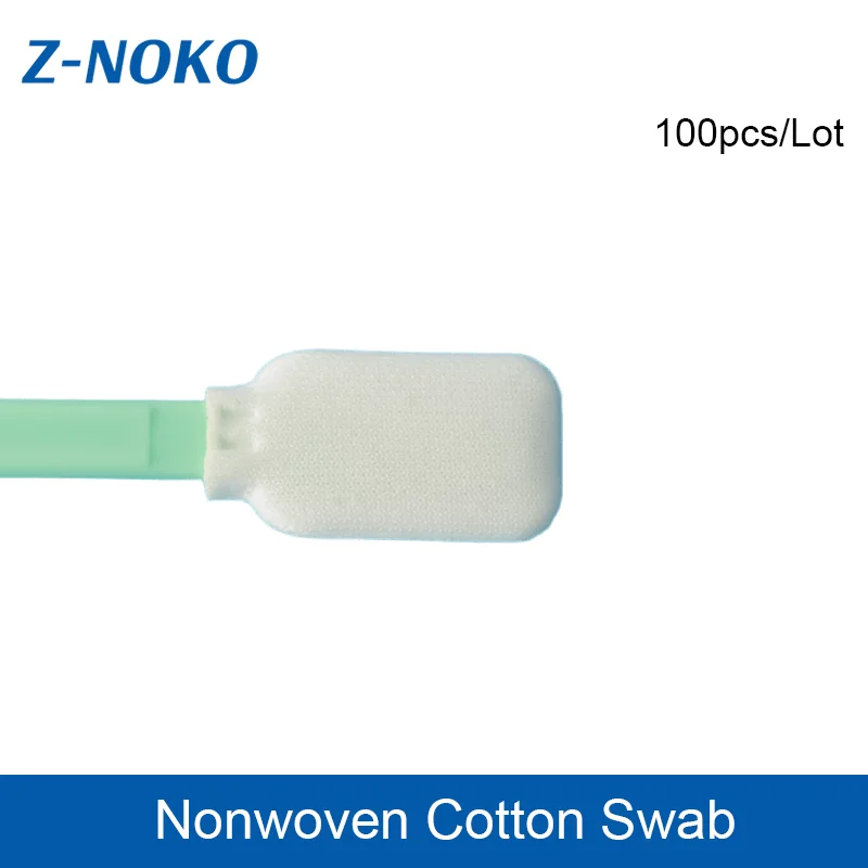 ZNOKO 100 قطعة صناعة القطن مسحة صغيرة Dus قبالة أدوات الليزر مكافحة ساكنة لتنظيف عدسة الليزر واقية ويندوز رئيس جزء