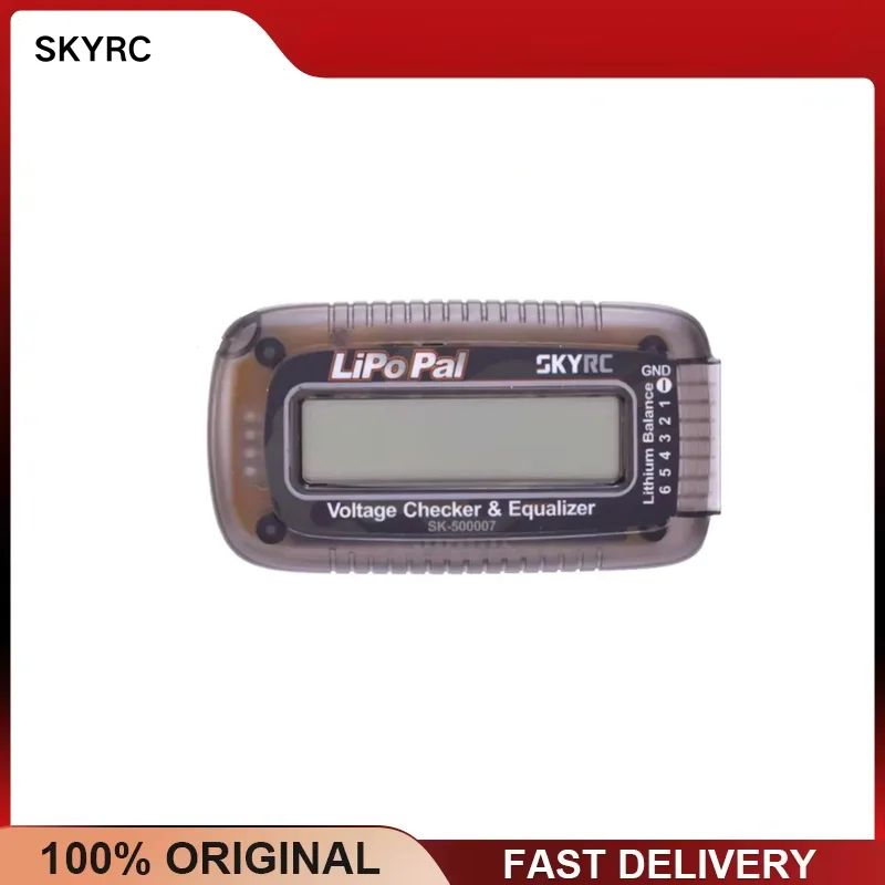 SKYRC LiPoPal Battery Checker 2-6S Voltage Tester Capacity Display Balancer Indicator for RC FPV Drone LiPo