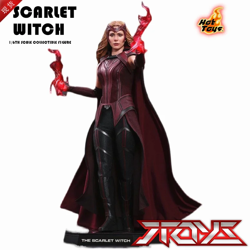 Anime Figure Model In Stock Original 1/6 Hottoys Ht Tms036 Tv Masterpiece Wandavision Scarlet Witch Collectible Action Toys Gift