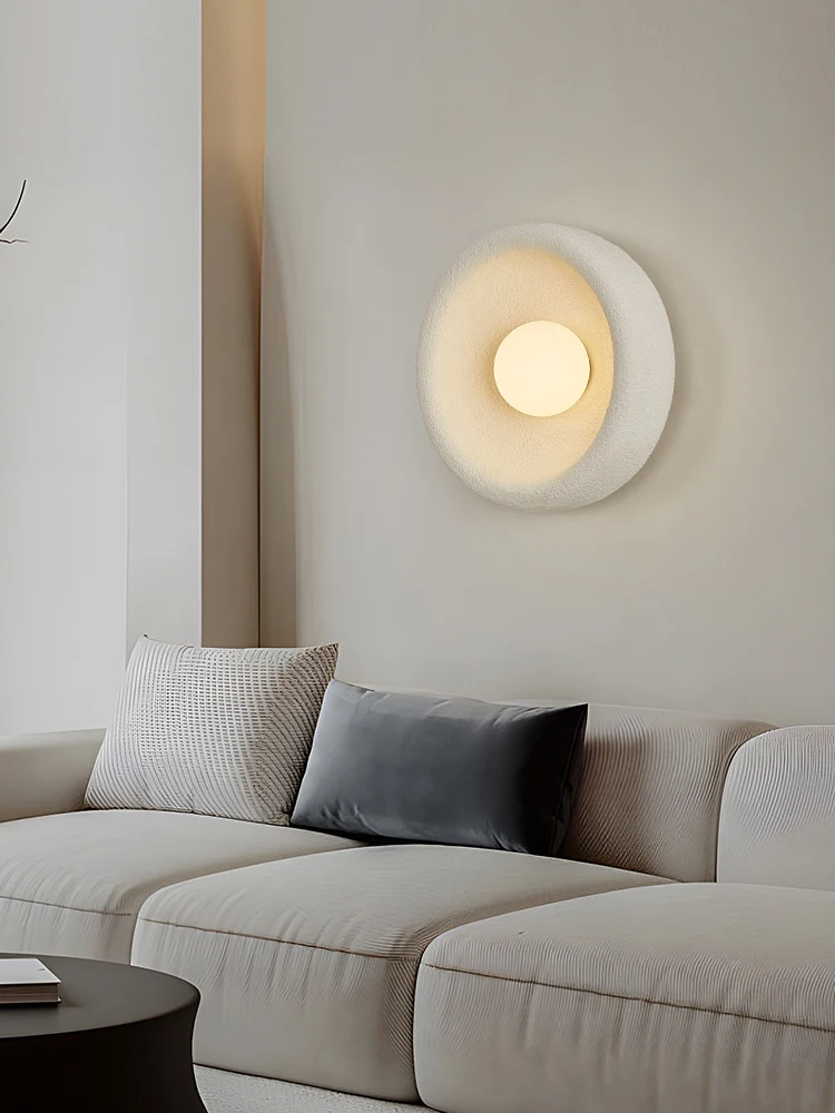 

Sandy Wind Bedroom Bedside Wall Light Japanese Cream