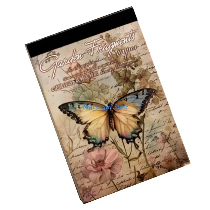C7AB 100 Sheets Scrapbooking Paper Aesthetic Decorative Paper for Journal Card Making
