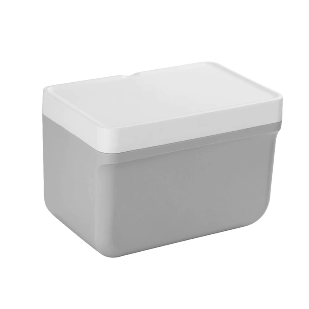 

1pcs Toilet Tissue Box PP Free of Punch Tissue Storage Small Box Case Storage Holder for Home ( Color)