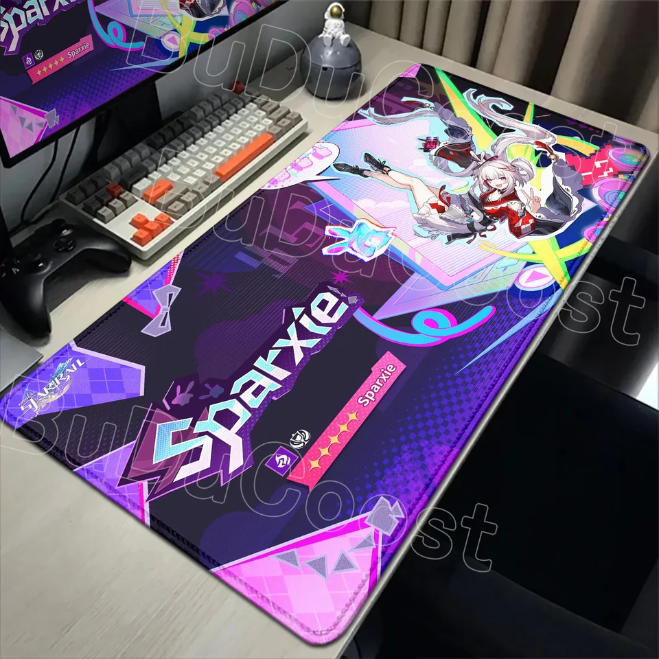 Kawaii Sparkle Sparxie XXL Mouse Pad HSR Game