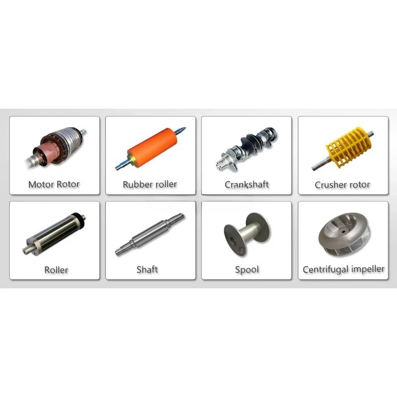 160KG Max Load  of 17 Inches Centrifugal Impeller Universal Joint Drive Shaft Dynamic Balancing Machine