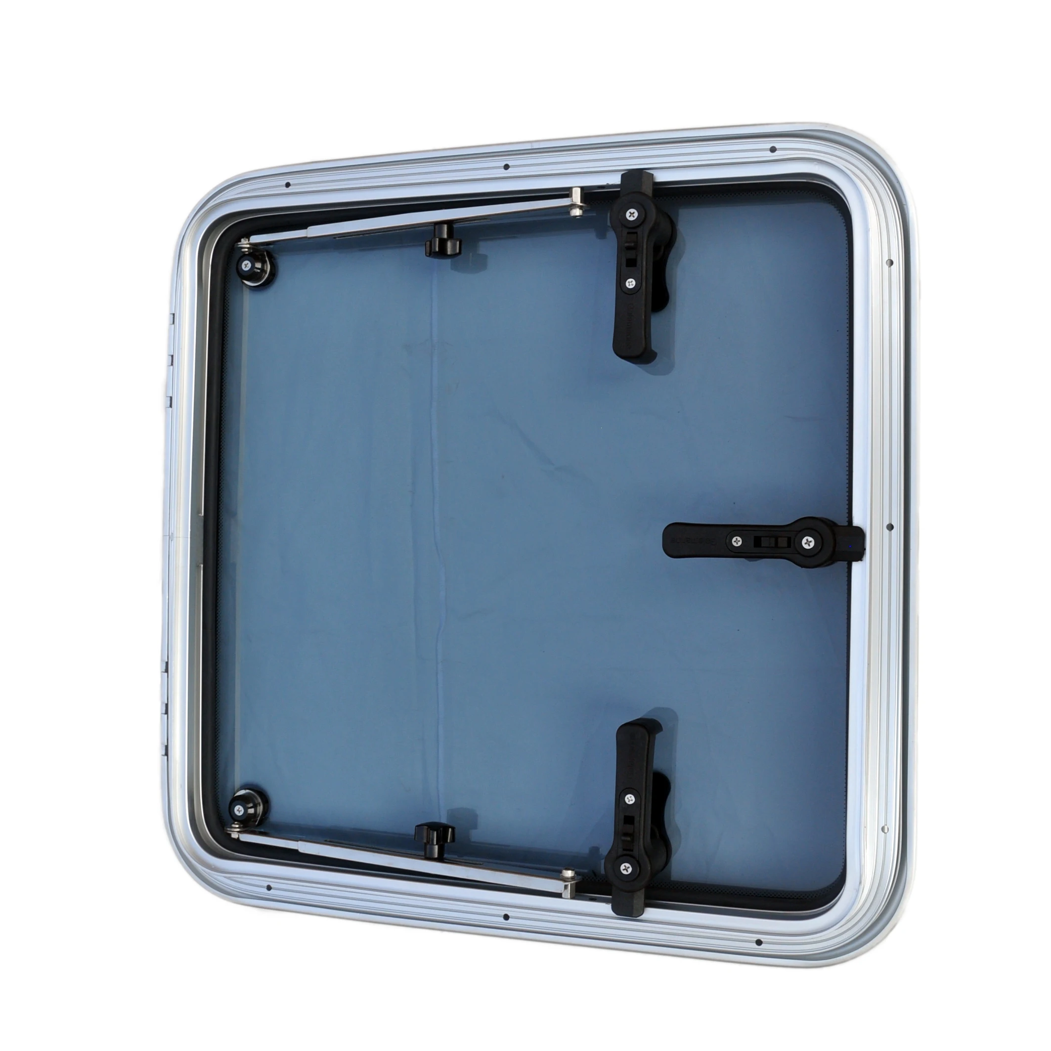Aluminum Alloy Frame Glass Hatch Porthole 675 mm Outer Diameter Marine Antirust Hatch for Boat Speedboat Ship Car Windows