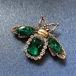 Broche en biscuits vintage équation pour femme, épingle à poitrine insecte en cristal rétro, corsage de document champagne, ornements de robe de soirée pour dames, bijoux