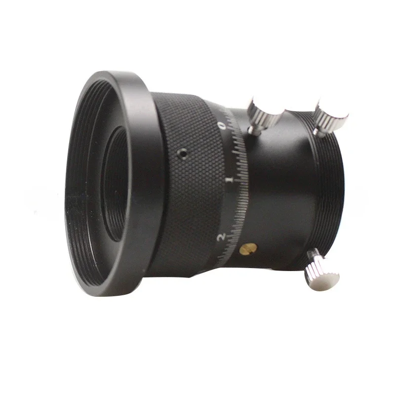 Hochpräziser 1,25-Zoll-Doppelspiralfokussierer mit Messing-Kompressionsring M42 T2 SCT-Gewinde 2 Zoll Adapter für astronomisches Teleskop