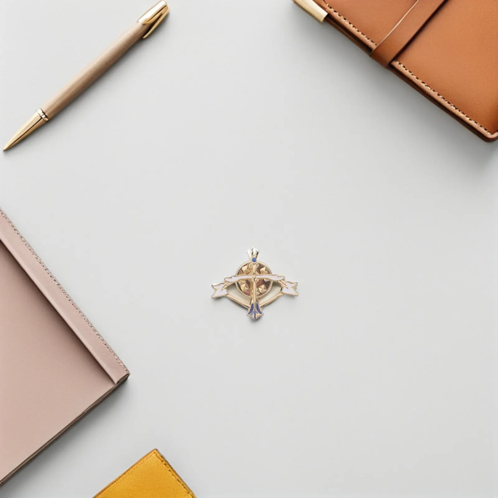 2Pcs Archery Bow and Arrow Lapel Pin Enamel Badge Souvenir Archery Tournament Prize Competition Medal Sports Fan