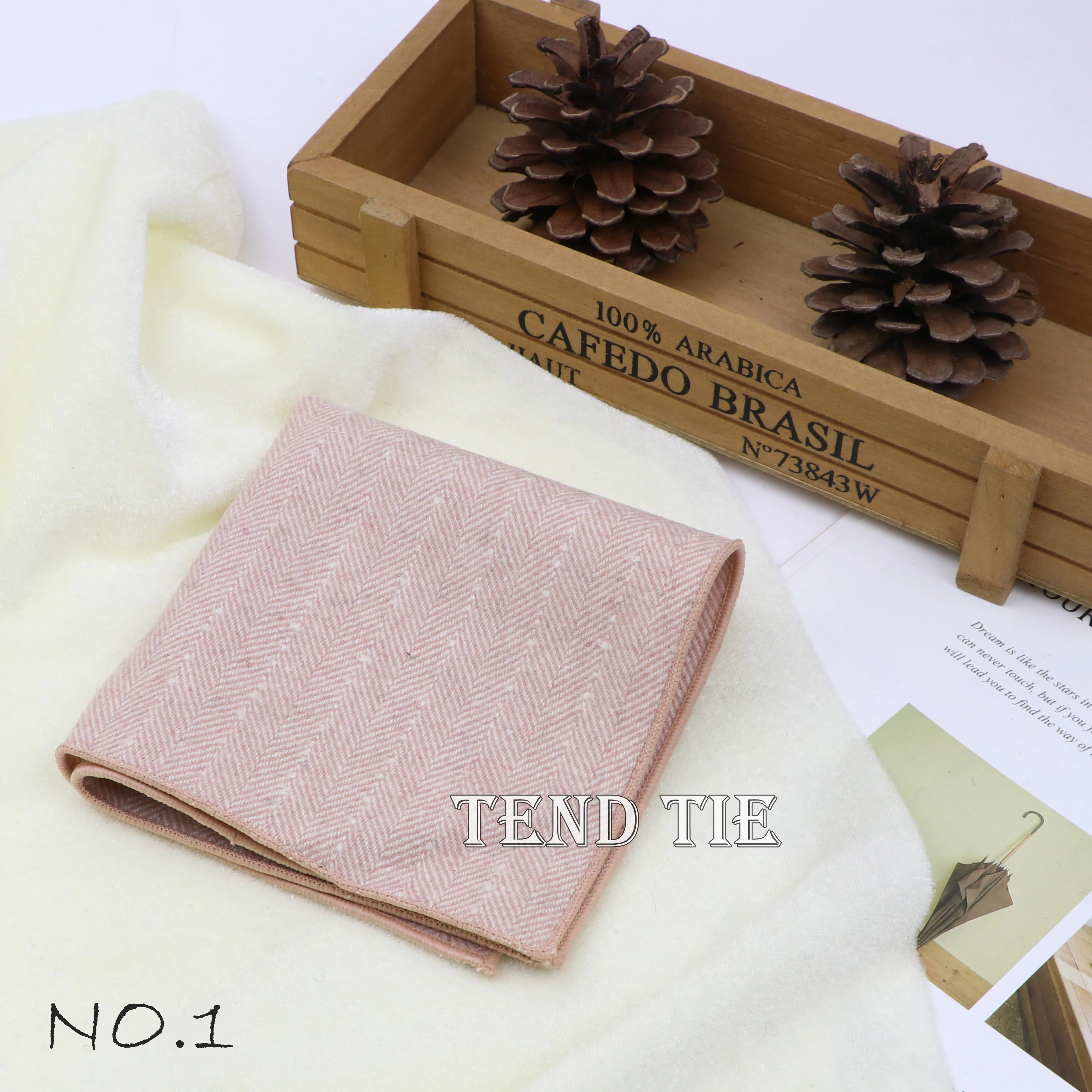 Sciarpa per il tempo libero con fazzoletto da taschino in lana stile sole da uomo e da donna 23 cm