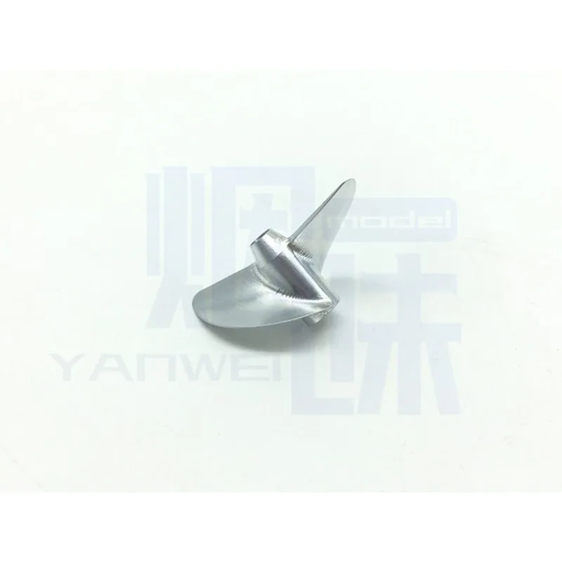CNC Aluminum Alloy 2-Blade Propeller M4 Thread for MINI MONO1 MONO2 Brushless RC Racing Boat –Competition Grade Replacement Part