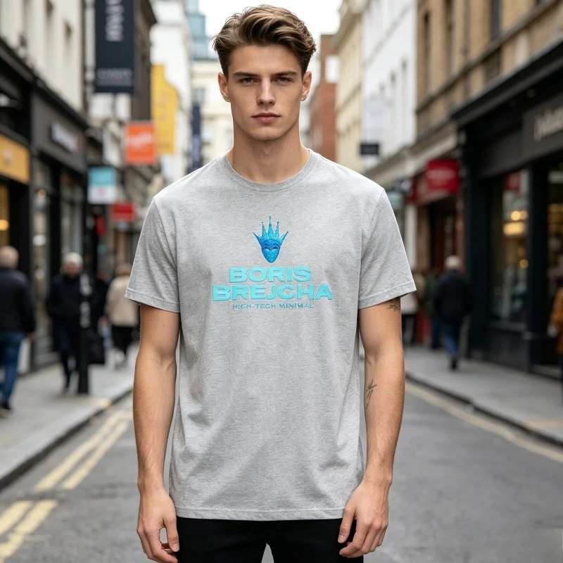 Boris Brejcha Inspired T Shirt Techno Music Fans Gift Sleeve Casual Tee Tops for Men Women Hip Hop Streetwear Multiple Colors