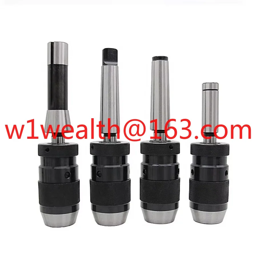 Tapered Joint Drill Chuck 13mm Size 1/2 JT33 Keyless Drill Chuck with R8 MT Drill Pipe