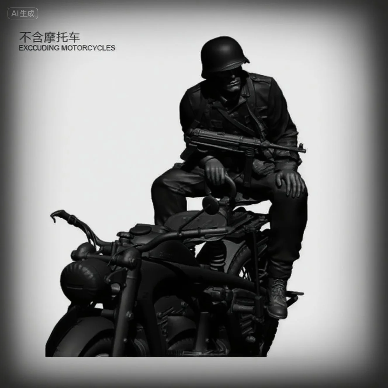 

1/35 Resin model kit (excluding motorcycle) self-assembly and coloring A-2114