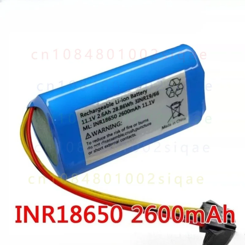 1pcs FOR COHN 11.1V 2.6Ah 4 Wire Plug Replacement Battery For CHY300G I Robot Vacuum Cleaner