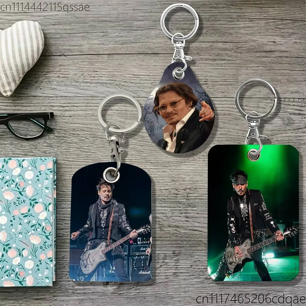 H-Hollywood Rise V-Vampires Card Keychain Fashion Pendant Bag ID Door Card Case Bus Card Cute