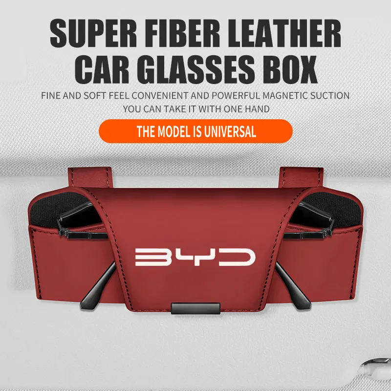 BYD السيارات سيارة نظارات كليب الشمس قناع النظارات الشمسية نظارات حالة تخزين السيارة الداخلية سيارة سيارة المنتجات الداخلية نظارات Fra