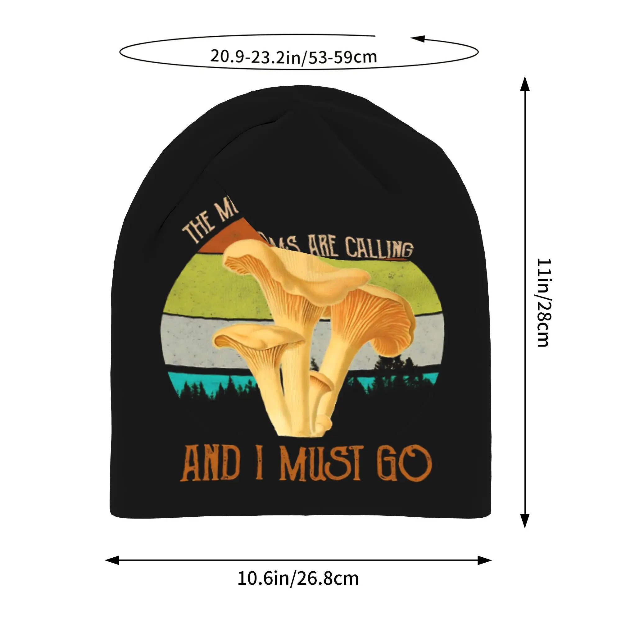 Mushrooms Are Calling Beanie Cap for Men Women Streetwear  Beanies Hat for Cycling